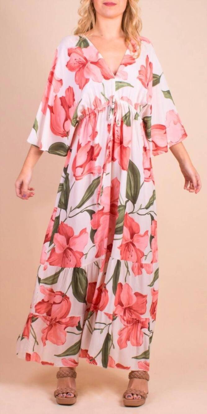 NEW GIGI MODA lily maxi dress in beige